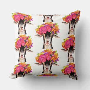 Throw Pillow Posey die Ziege Kissen