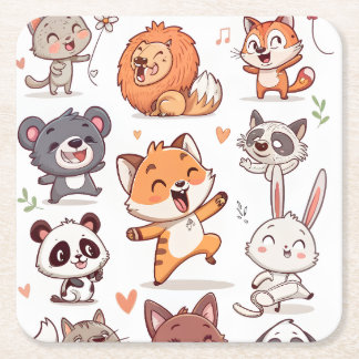 Throw Pillow Rechteckiger Pappuntersetzer