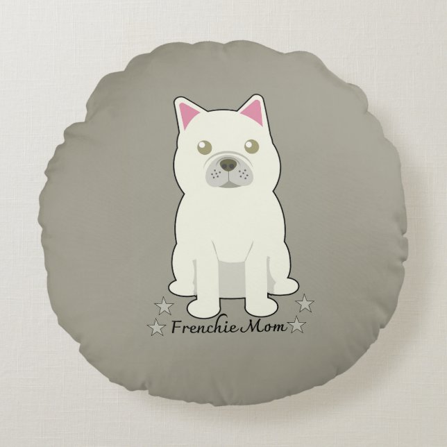 Throw Pillow Rundes Kissen (Vorderseite)