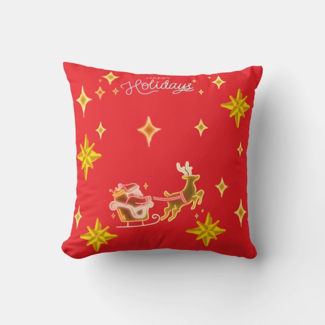 Throw Pillow Santa Clause  Kissen (Vorderseite)