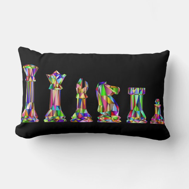 Throw Pillow Schach Lendenkissen (Vorderseite)