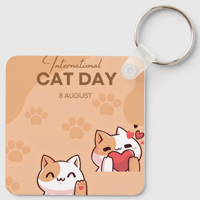 Throw Pillow Schlüsselanhänger (Rückseite)