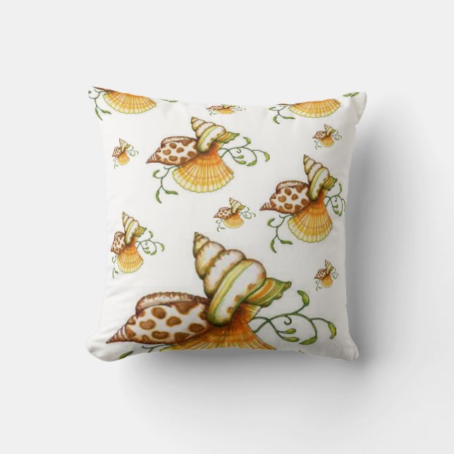 Throw Pillow Seashell Kissen (Vorderseite)
