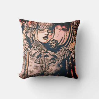 Throw Pillow The rebellion woman  Kissen