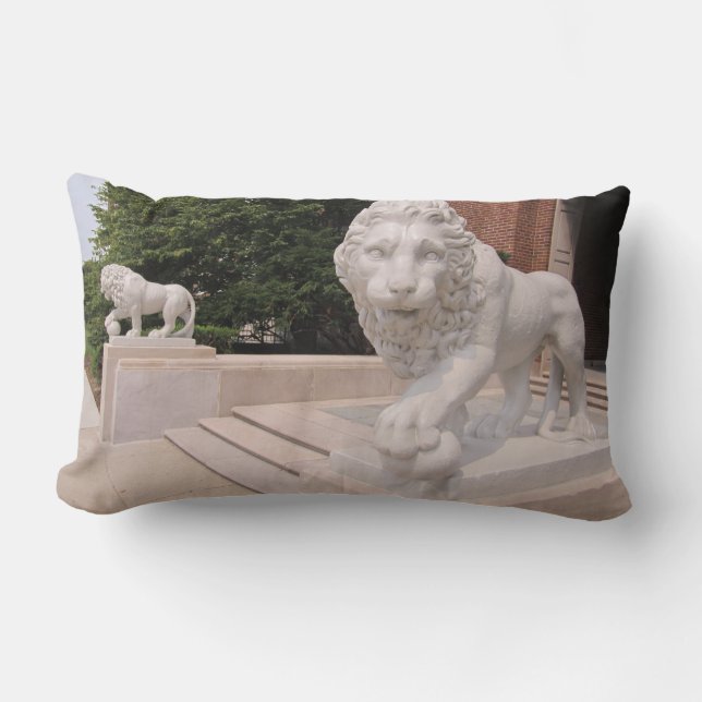 Throw Pillow University Cincinnati Mick & Mack Lendenkissen (Vorderseite)
