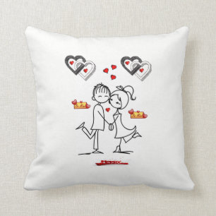 Throw-Pillow-Valentinstag Kissen