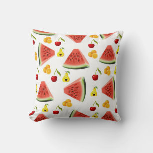 Throw Pillow Watermelon Kissen