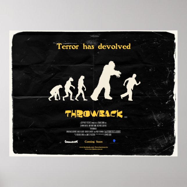 Throwback British Quad Teaser Poster #1 (Vorne)