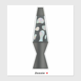 Throwback der 90er - Holographic Bubble Lamp Aufkleber