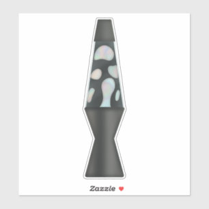 Throwback der 90er - Holographic Bubble Lamp Aufkleber