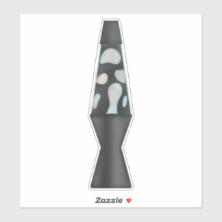 Throwback der 90er - Holographic Bubble Lamp Aufkleber