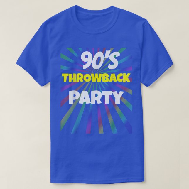 Throwback der 90er Jahre für die Themenparty T 188 T-Shirt (Design vorne)