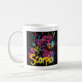 "Throwback Scorpio der 90er: Spritzer Paint Tasse" Kaffeetasse