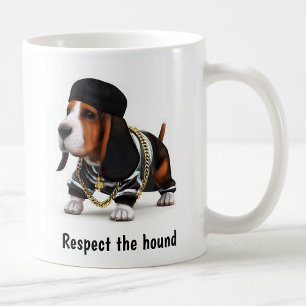 Thug Life Basset Hound Kaffeetasse