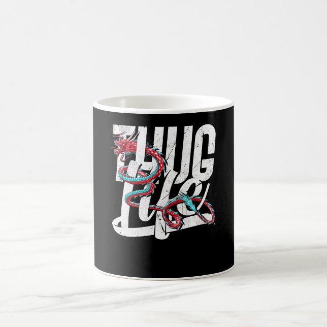 Thug Life Dragon Kaffeetasse (Mittel)
