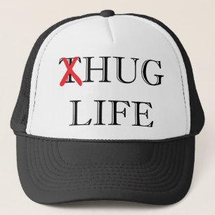 Thug Life Parodie Hug Life Trucker Hut Truckerkappe