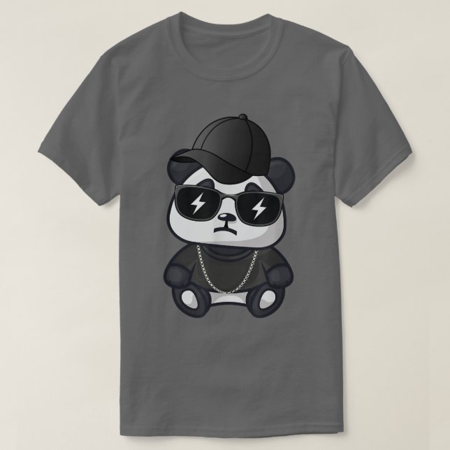 Thug Life, Thug Panda, Panda Niedlich T-Shirt (Design vorne)