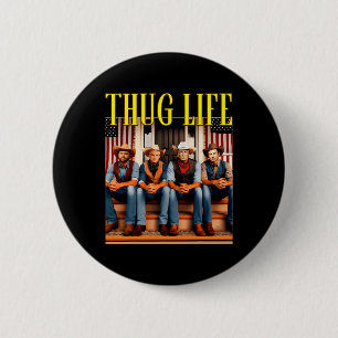 Thug Life Trump Vance Kennedy Elon Button