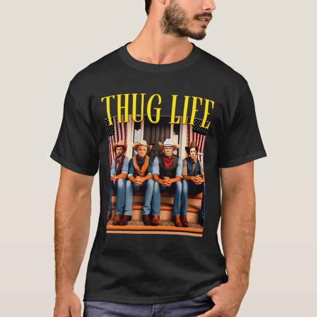 Thug Life Trump Vance Kennedy Elon T-Shirt (Vorderseite)