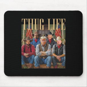 Thug Trump Vance Kennedy Elon für Life Graphic Mousepad