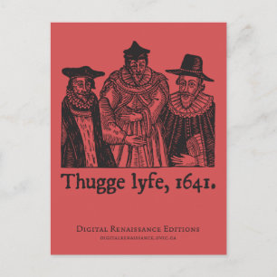 Thugge Lyfe Postcard Postkarte