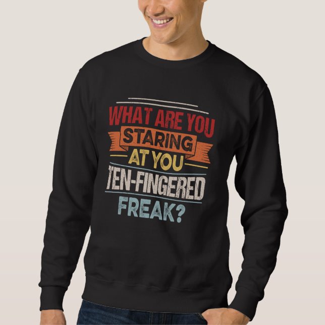 Thumb Amputation Zitat für eine Fingeramputation s Sweatshirt (Vorderseite)