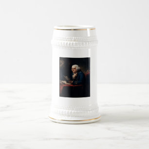 Thumb Portrait, Benjamin Franklin Gründungsvater Bierglas