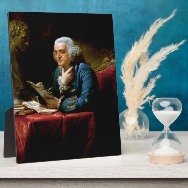 Thumb Portrait, Benjamin Franklin Gründungsvater Fotoplatte (Seite)