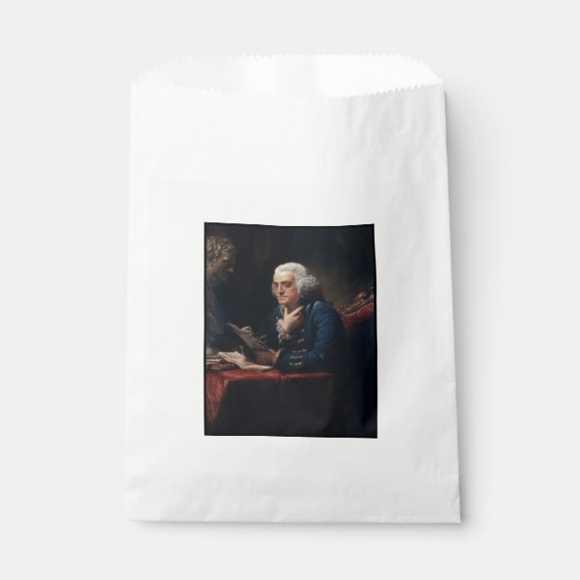 Thumb Portrait, Benjamin Franklin Gründungsvater Geschenktütchen (Vorderseite)
