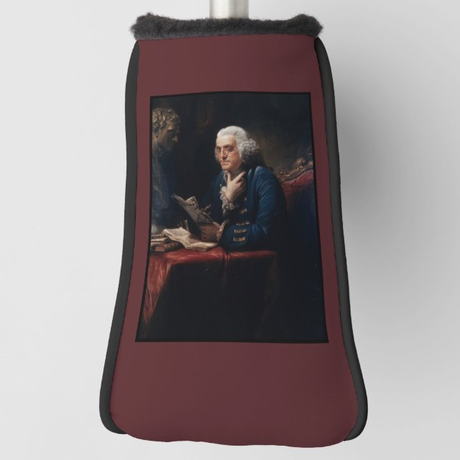 Thumb Portrait, Benjamin Franklin Gründungsvater Golf Headcover (Rotieren 90)