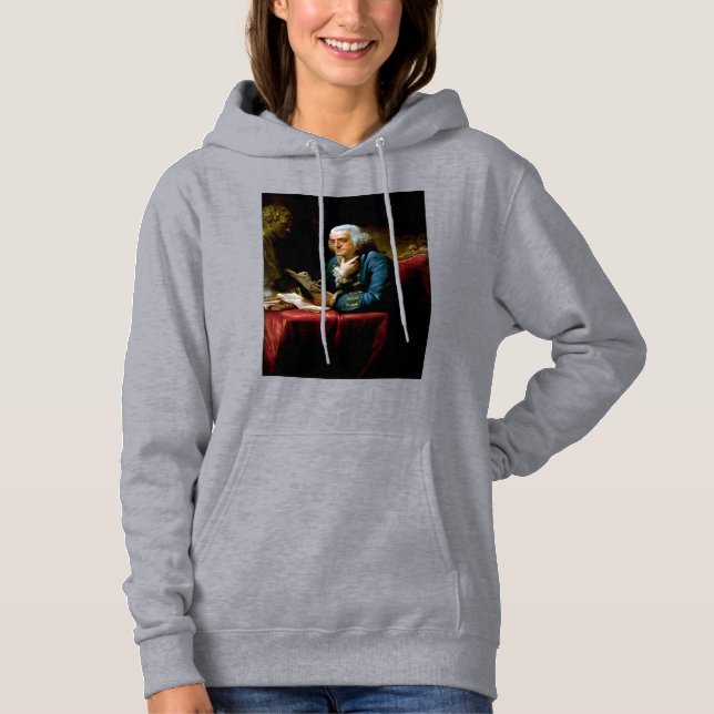 Thumb Portrait, Benjamin Franklin Gründungsvater Hoodie (Vorderseite)