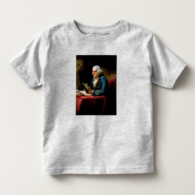 Thumb Portrait, Benjamin Franklin Gründungsvater Kleinkind T-shirt (Vorderseite)