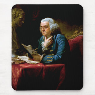 Thumb Portrait, Benjamin Franklin Gründungsvater Mousepad