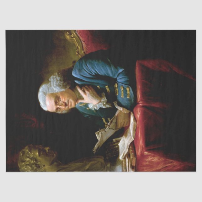 Thumb Portrait, Benjamin Franklin Gründungsvater Seidenpapier (Vorderseite)