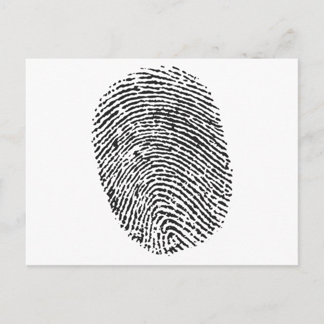 Thumb Print Postkarte (Vorderseite)