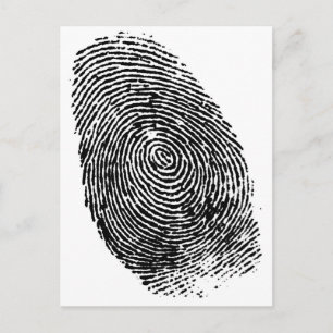 Thumb Print Postkarte