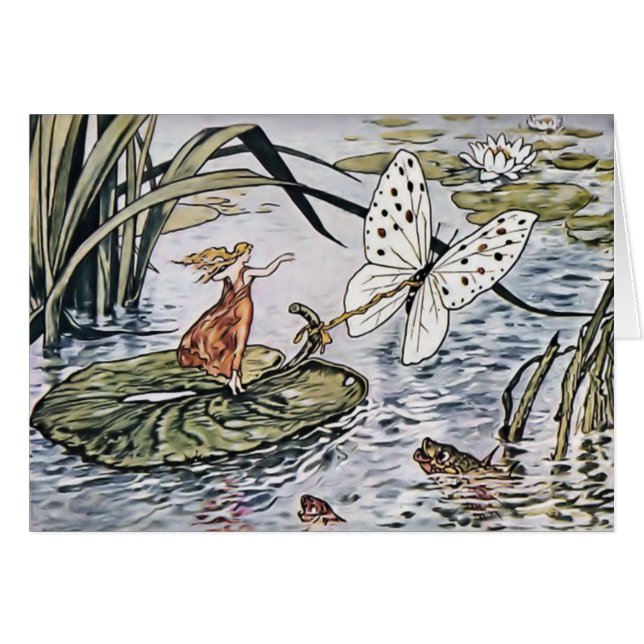 Thumbelina Karte (Vorderseite (Horizontal))