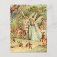 Thumbelina und Prince Wedding, Vintage Mairy Tales