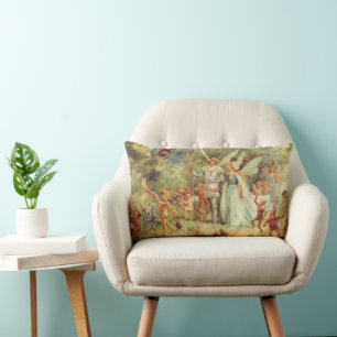 Thumbelina und Prinz Hochzeit, Vintage Märchen Lendenkissen