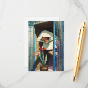 Thumbelina von Newell Convers Wyeth Begleitkarte