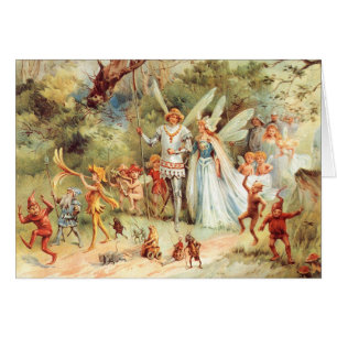 Thumbelinas Hochzeit im Wald