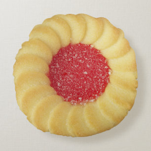 Thumbprint-Cookie Rundes Kissen