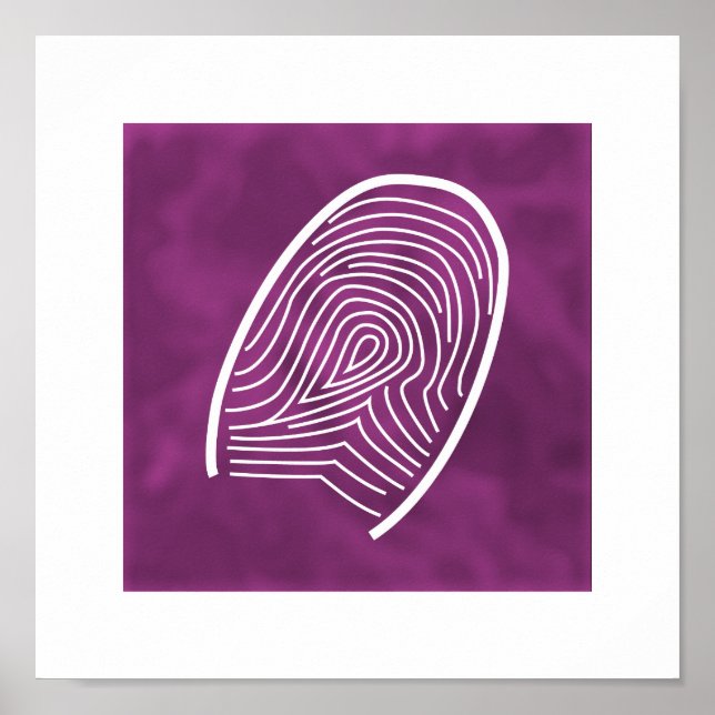 THUMBPRINT - Poster/Print Poster (Vorne)