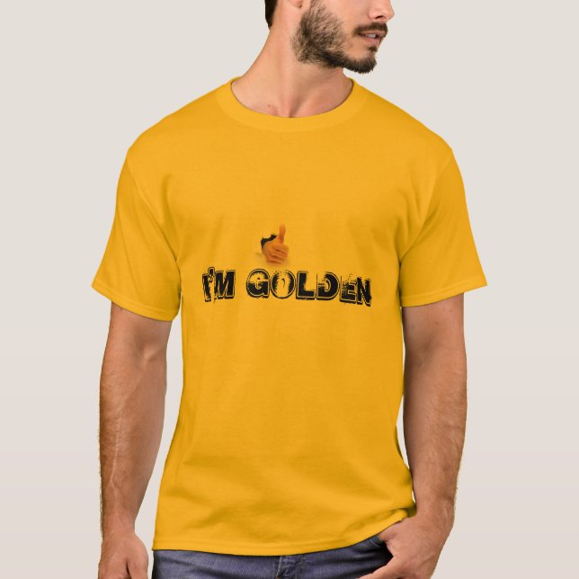 thumbs_up, bin ich golden T-Shirt (Vorderseite)