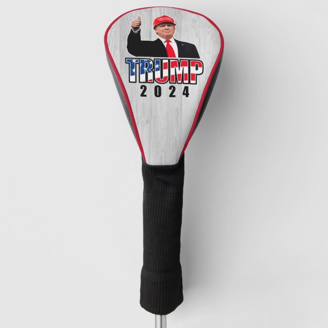Thumbs Up Donald Trump 2024 Golf Headcover (Vorderseite)
