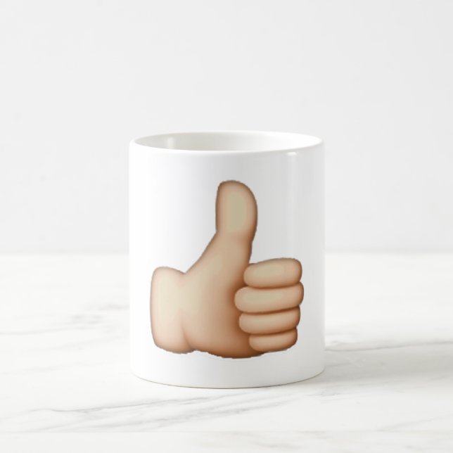 Thumbs Up - Emoji Kaffeetasse (Mittel)
