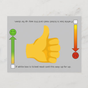Thumbs Up, Emoji Postkarte