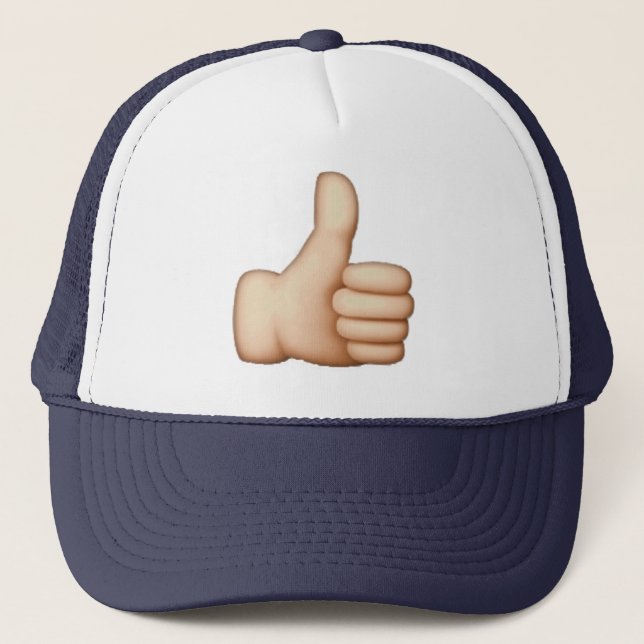 Thumbs Up - Emoji Truckerkappe (Vorderseite)
