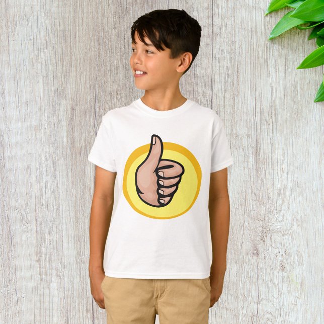 Thumbs Up Gesture T-Shirt (Von Creator hochgeladen)