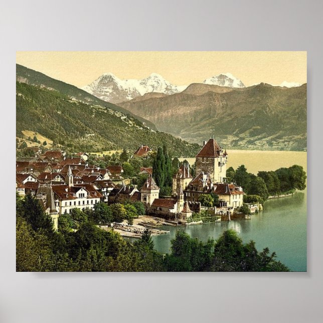 Thun, Oberhofen, Berner Oberland, Schweiz Clan Poster (Vorne)